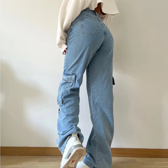 Cargo style jeans - Picture 4 of 13